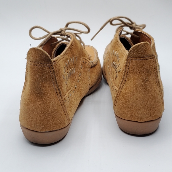 Minnetonka suede leather lace up moccasin size 5 - Picture 6 of 14